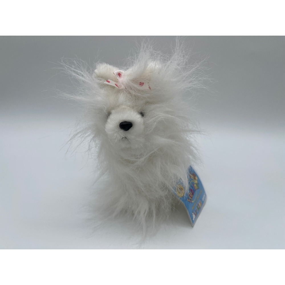 Webkinz Lil Kinz White Pink Yorkie HS070 Ganz Stuffed Animal with Code